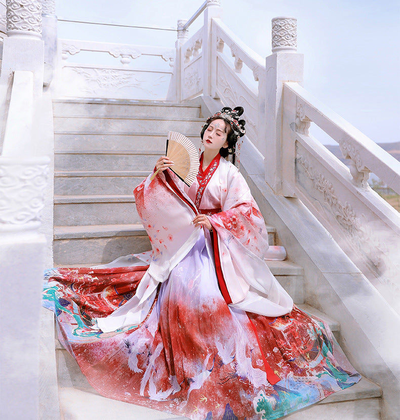 Modernes Hanfu-Rockset bis zur Taille | Neue Hanfu-Stile traditionelle Kleidung