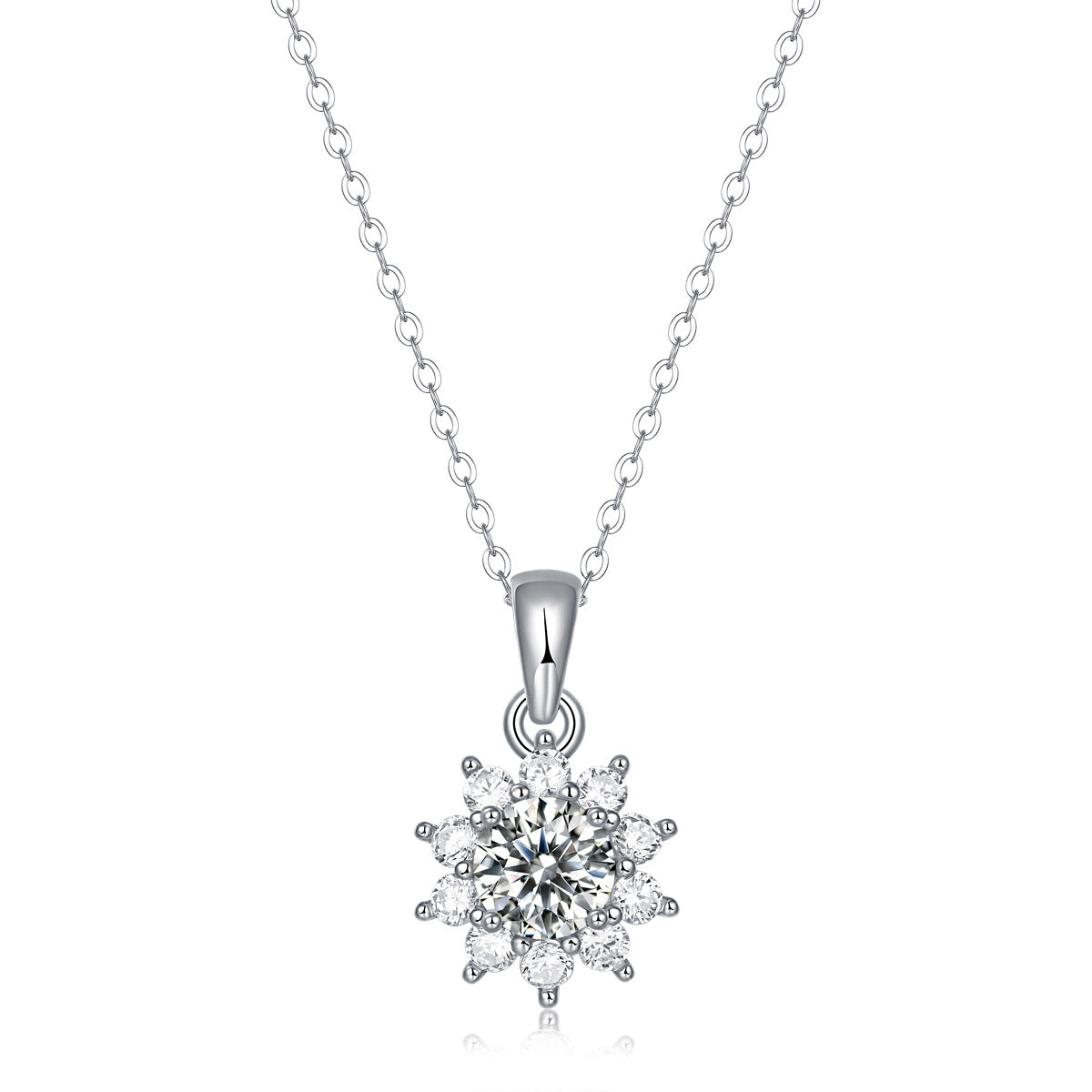 Temperament 925 Silver Moissanite Necklace