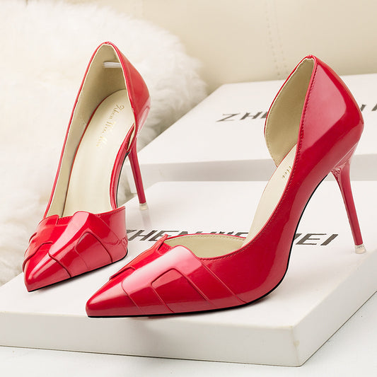 High Heels Stiletto High Heel Seitlich Hohl