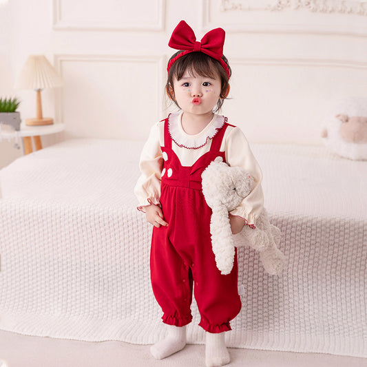 Princess Style Baby Girl Onesie for 1st Birthday