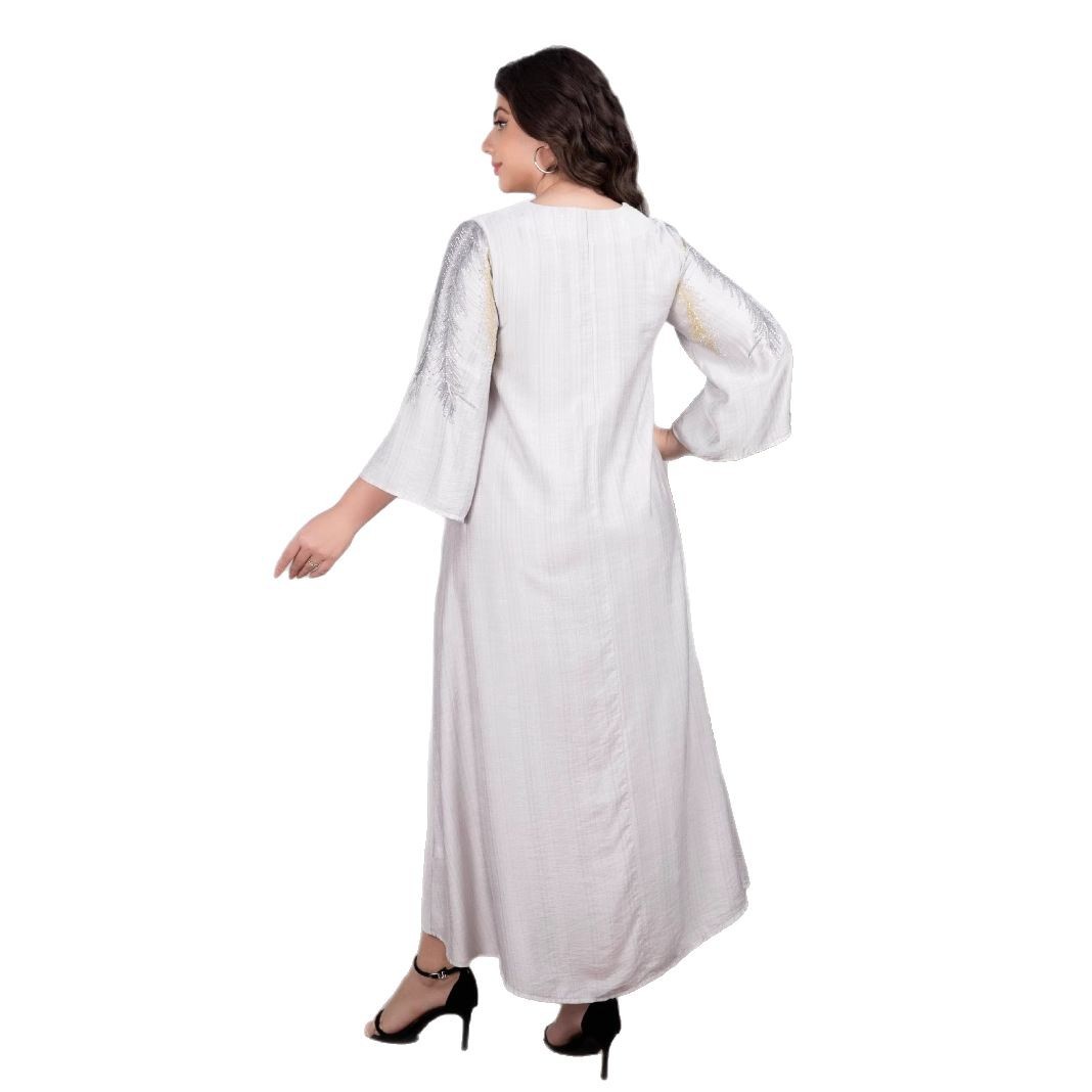 Damen vergoldetes muslimisches Plus-Size-Kleid