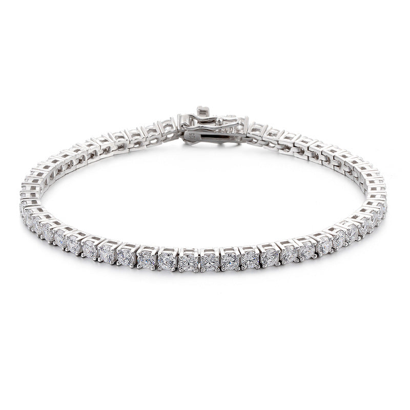 Four-Claw Bracelet Women'S High Carbon Drill Full Niche