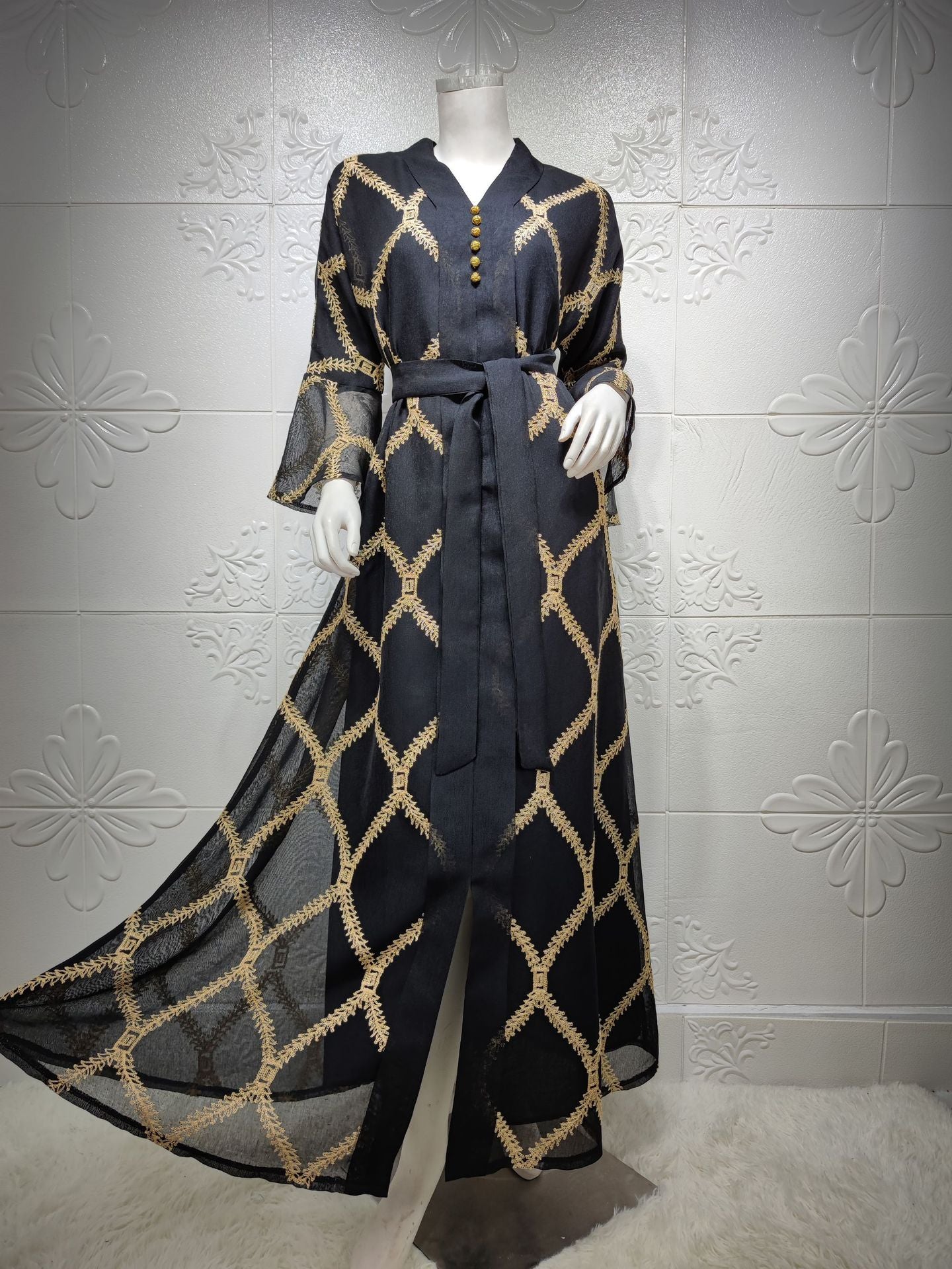 Nahost Muslim Temperament Gaze Kleid