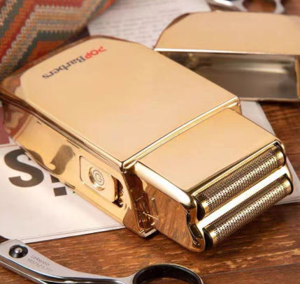 Babas P600 Golden Haarschneidemaschine Öl-Kopf Glatzen-Kopf Push White Friseursalon Haushalt Rasierer Professionelles Push White Gerät