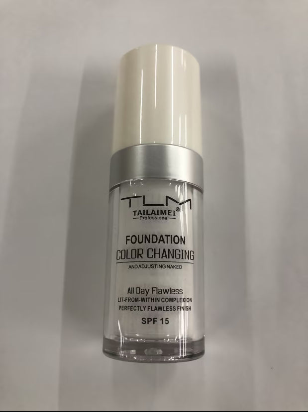 Fard à Teint Liquide Dissimulateur Température Portable Maquillage Teint BB Anticernes Couleur Naturelle