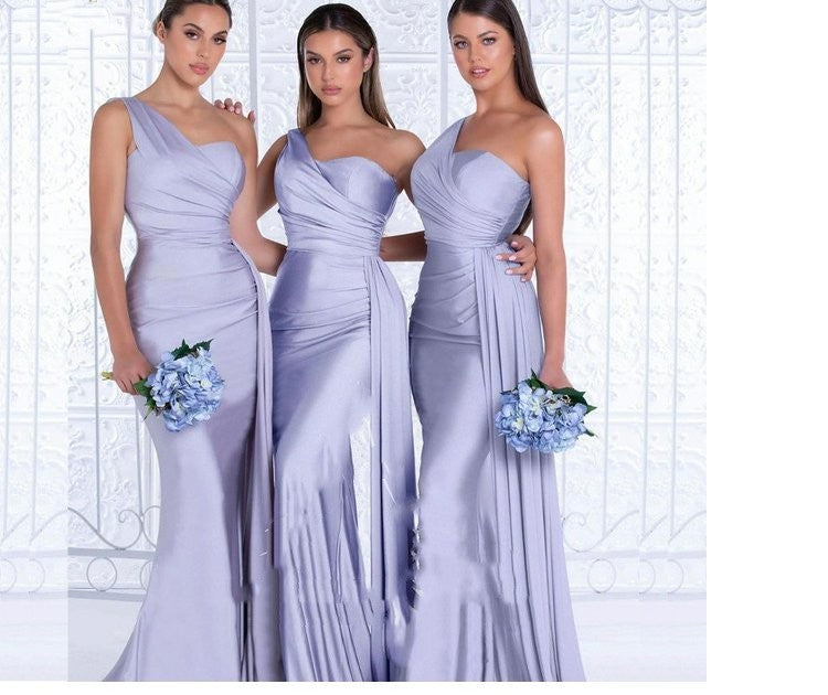Robe de mariée élégante sirène asymétrique grande taille fat MM