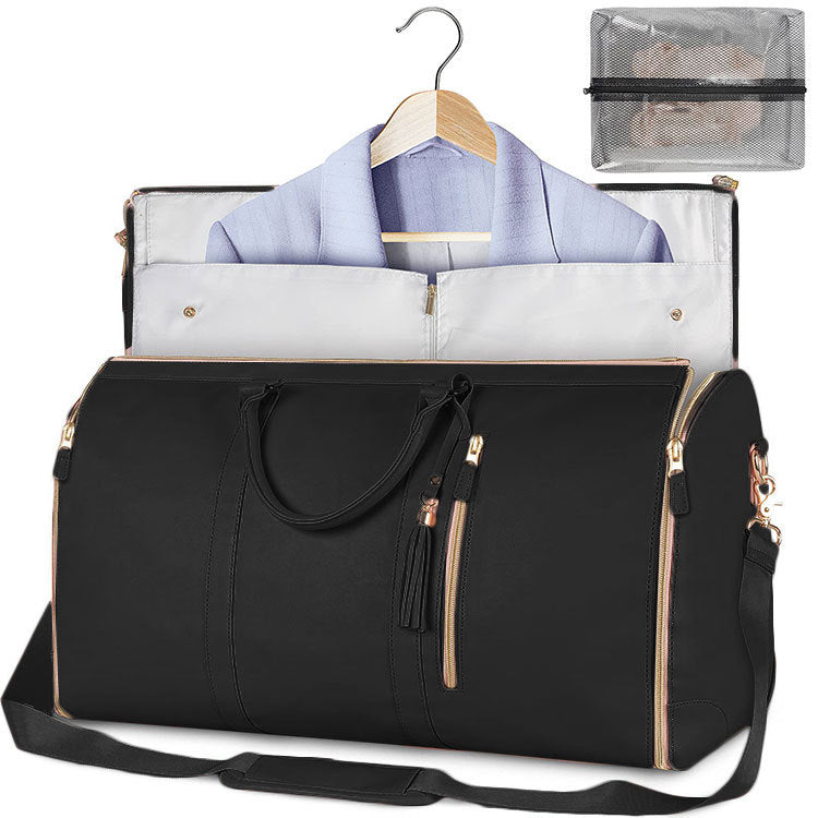 Sac de voyage grande capacité pour femme Sac à main Sac de costume pliant Sacs fourre-tout étanches pour vêtements