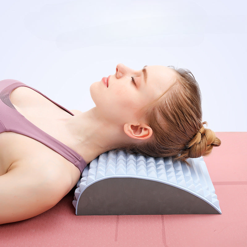 Oreiller civière de dos masseur de soutien lombaire pour le cou, la taille, le dos, la sciatique, la hernie discale, le soulagement de la douleur et la relaxation
