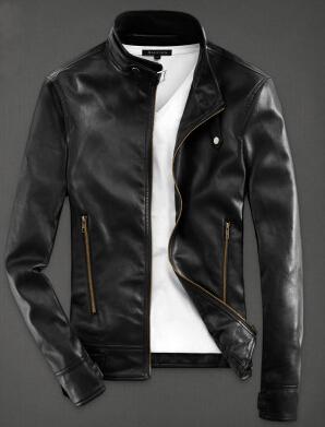 Herrenjacke aus PU-Leder