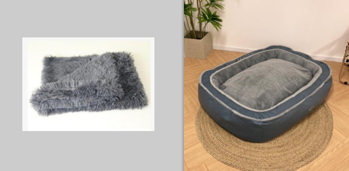 Lit pour chien Oreiller Doux Sac de Couchage Coussin Niche pour Chiot