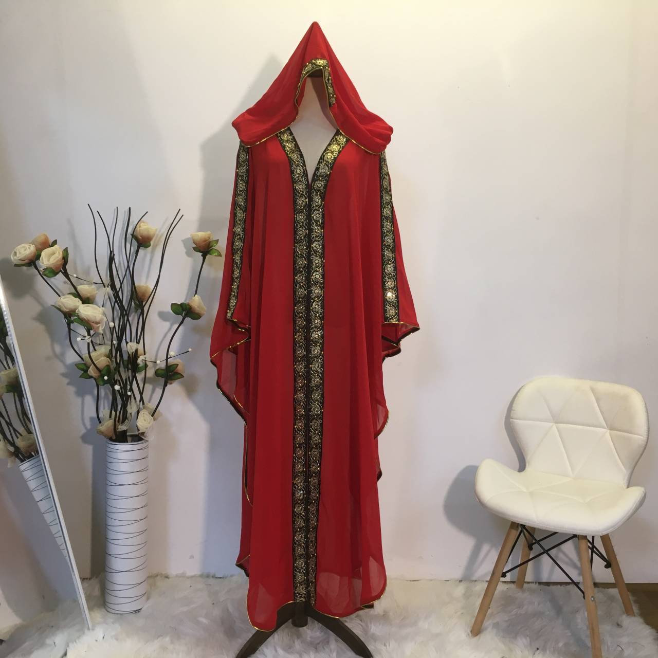 Stylish New Fashion Elegant Loose Muslim Robe Dress for Everyday Wear