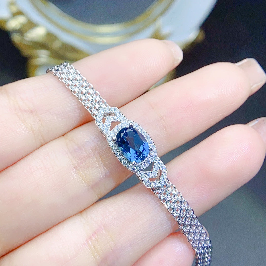 Bijoux en topaze naturelle pour bracelets femme