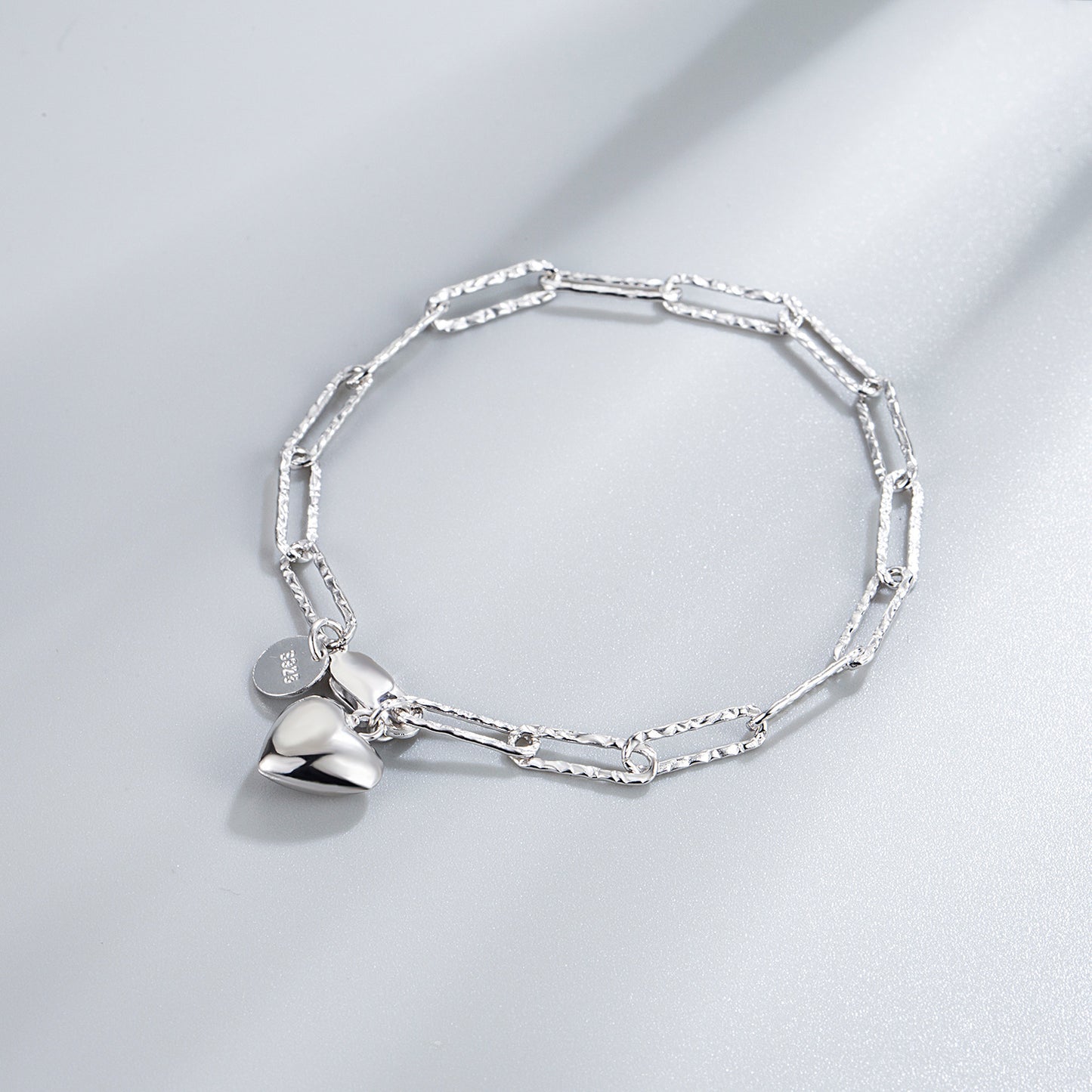 Damen Armband Herz aus 925er Sterlingsilber