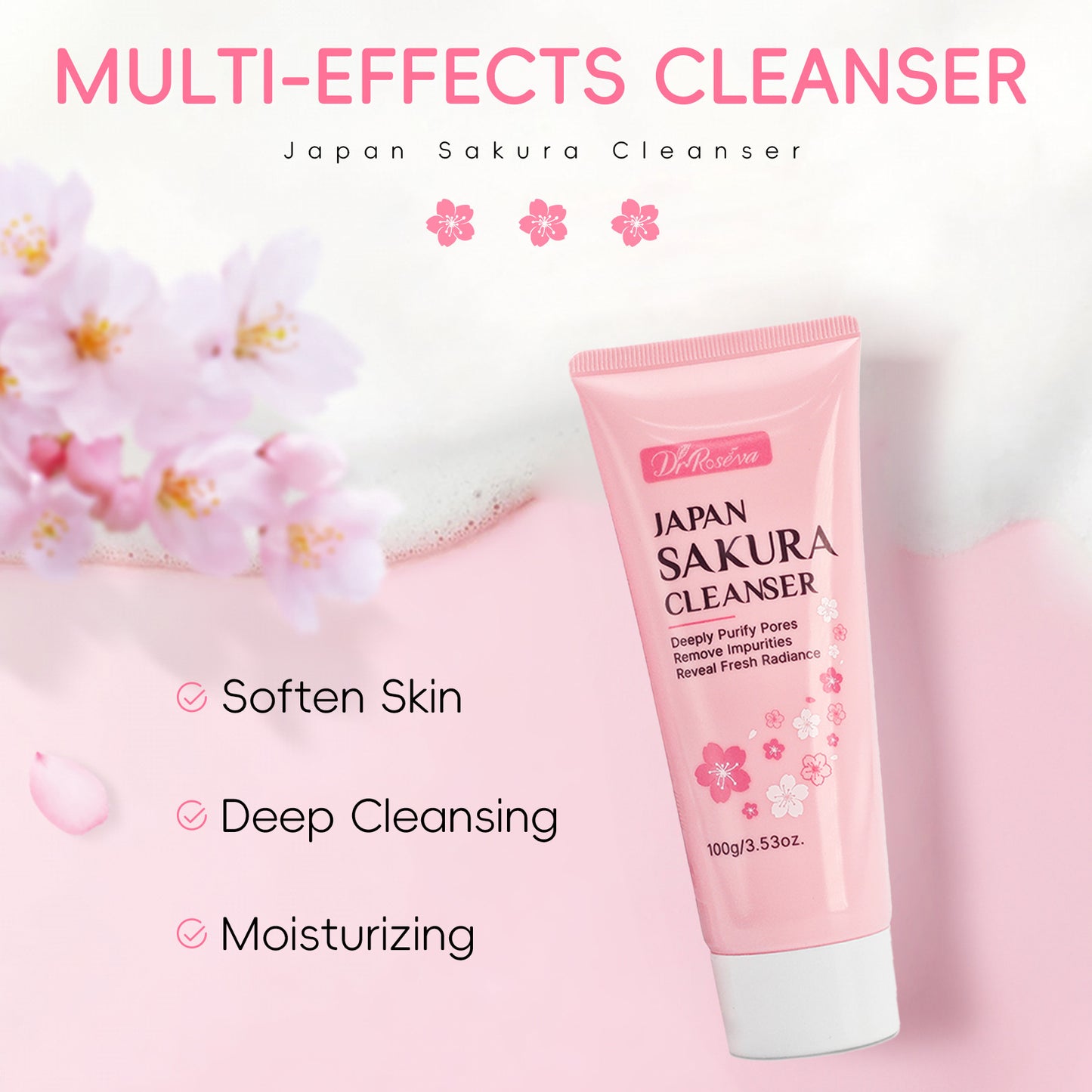 Nettoyant visage DR Japanese Cherry Blossom Series