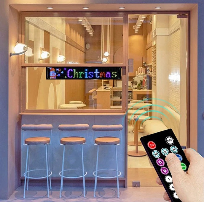 Écran publicitaire de voiture ultra-mince Bluetooth Pleine couleur Écran électronique souple