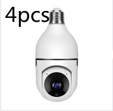 WLAN KAMERA 1080P Glühbirne 4-fach Zoom Kamera E27 Zuhause 5G WLAN Alarm Monitor