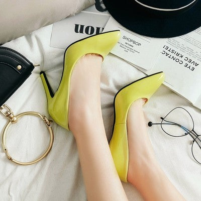 Comfortable Single Shoes Simple Pointed Stiletto Women for Daily Wear