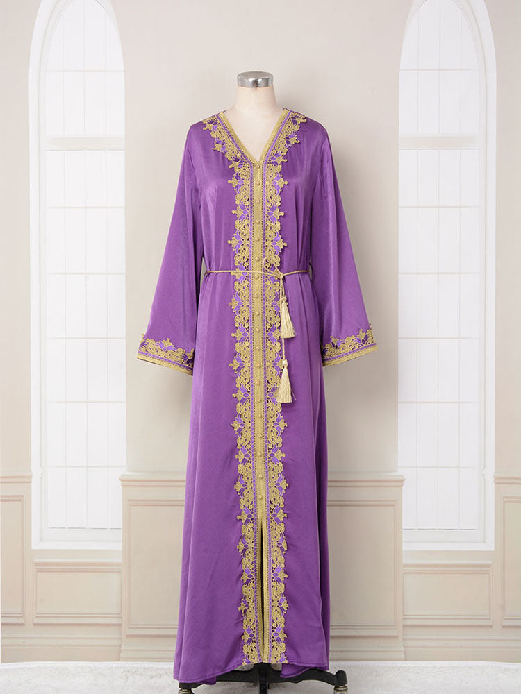 Muslimisches Modekleid im Ethno-Stil