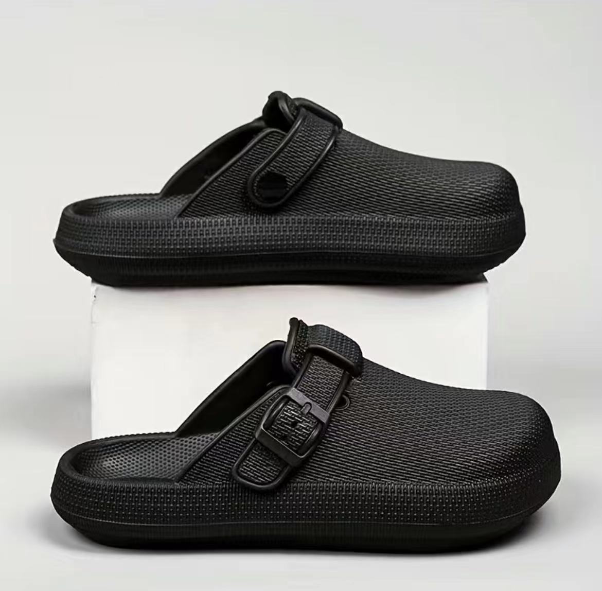 Chaussons d'intérieur légers à semelle souple et semelles en caoutchouc