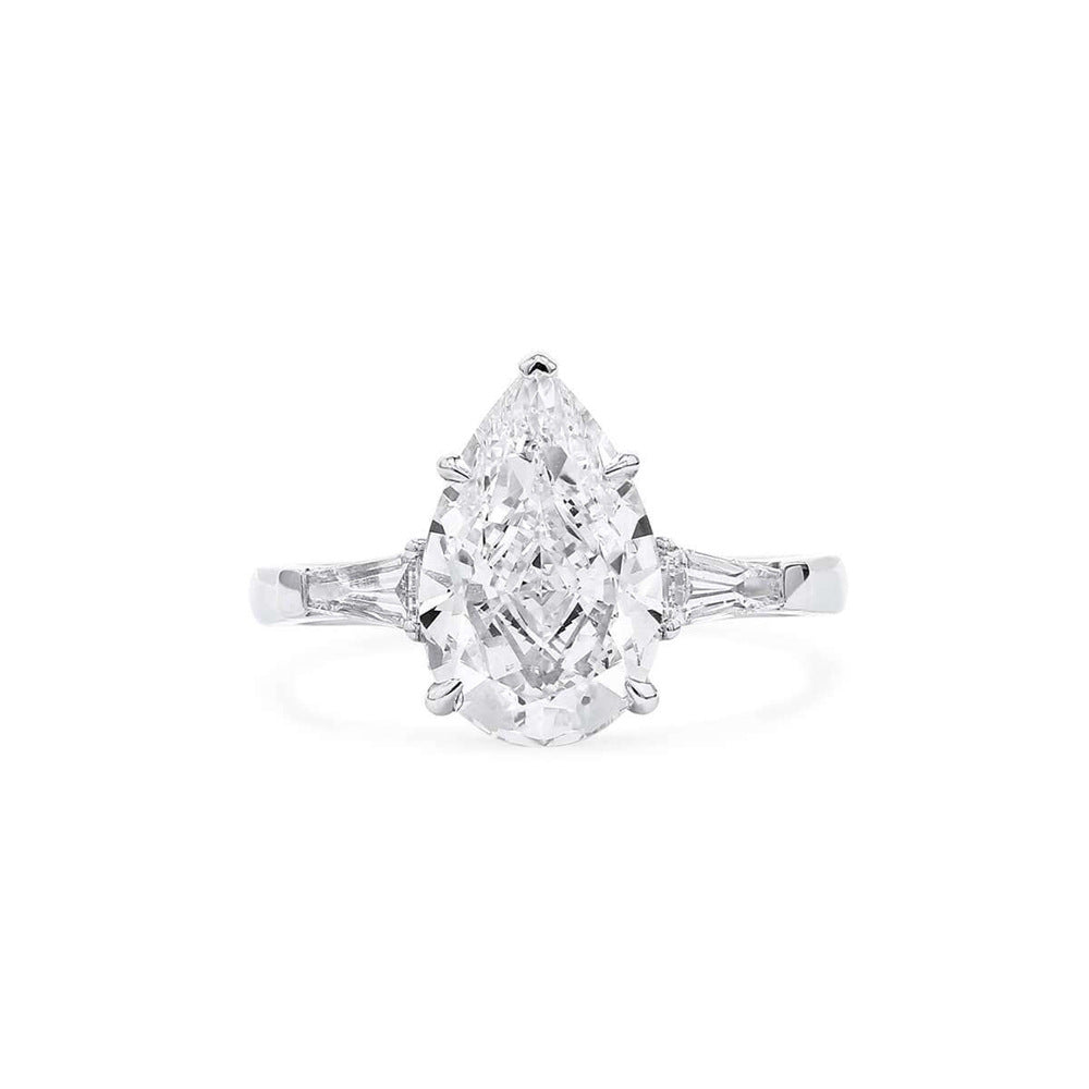 S925 Sterling Silver Platinum Plated Ring