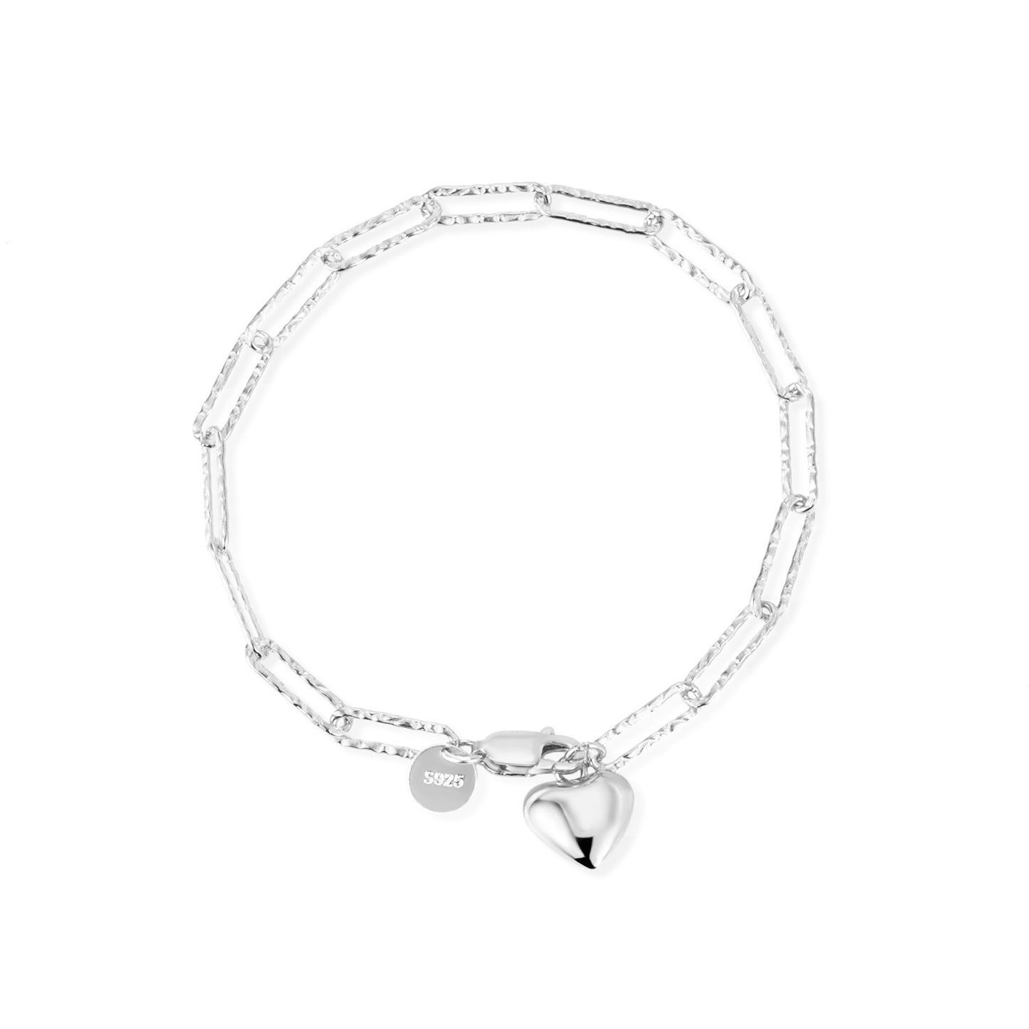Damen Armband Herz aus 925er Sterlingsilber