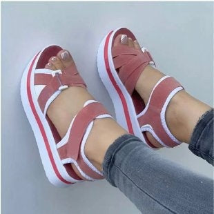 Bandage Design Schuhe Frauen Plattform Sandalen Sommer