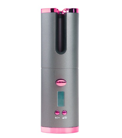 Wiederaufladbarer automatischer Lockenwickler, tragbarer Lockenstab für Damen, LCD-Display, Keramik, Locken, rotierend, Wellen-Styler