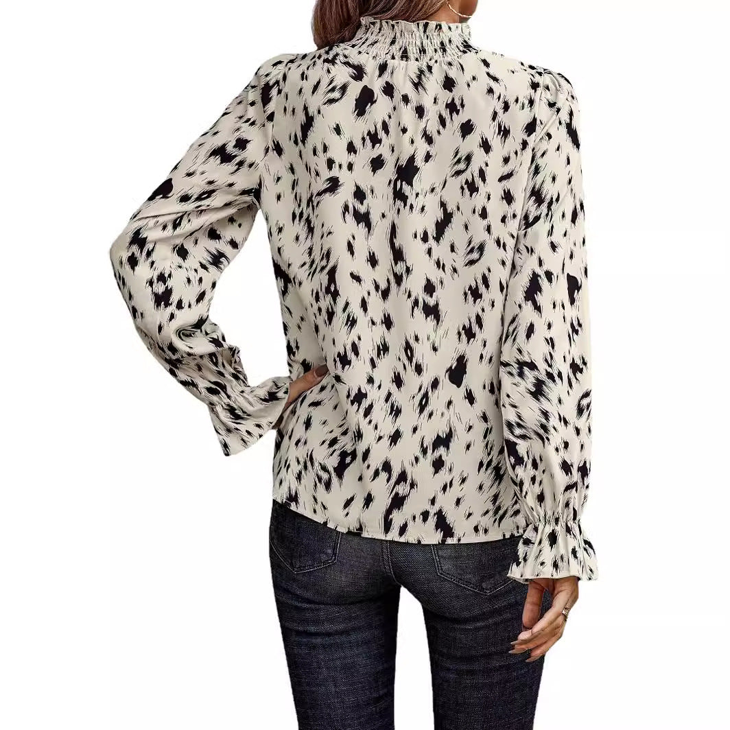 Langärmliges Rollkragenshirt für Damen 