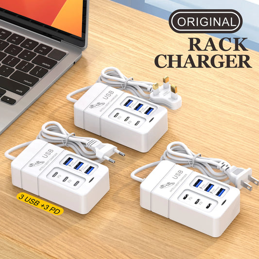 Multiport USB Charger 35W PD Type C Fast Charge Quick Wall Chargers USB Hub Adapter Mobile Phone EU US Plug USB Type C Charger