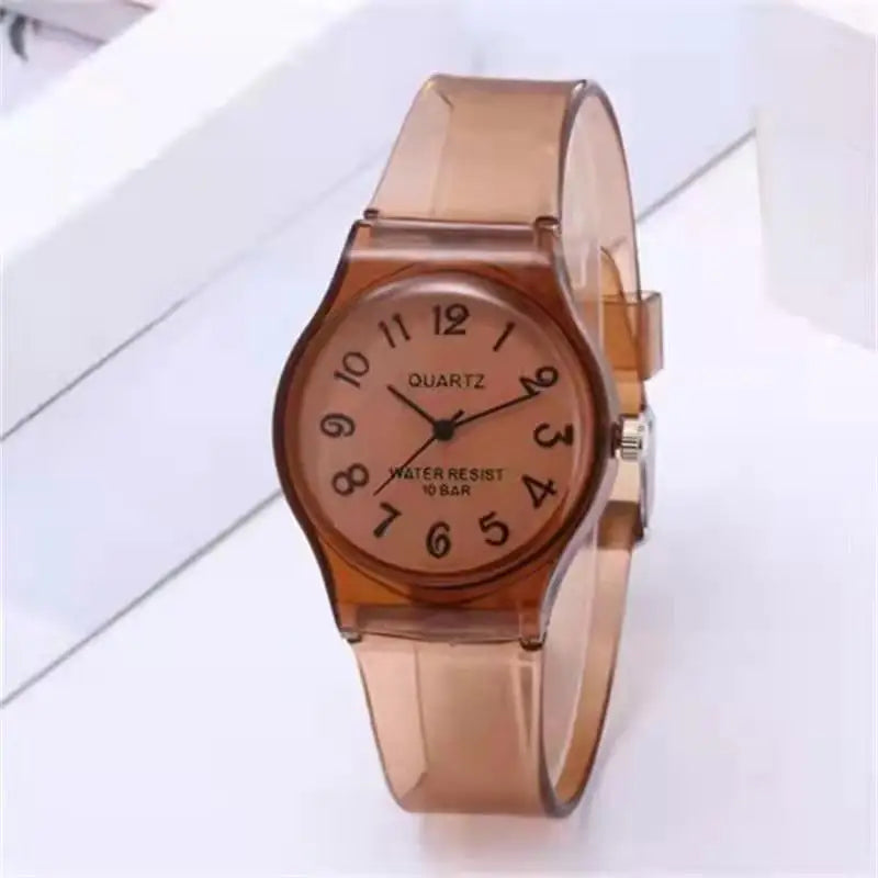 New simple silicone Brand WOKAI Casual Quartz Watch Women Crystal Silicone Watches Relogio Feminino Wrist Watch Hot sale