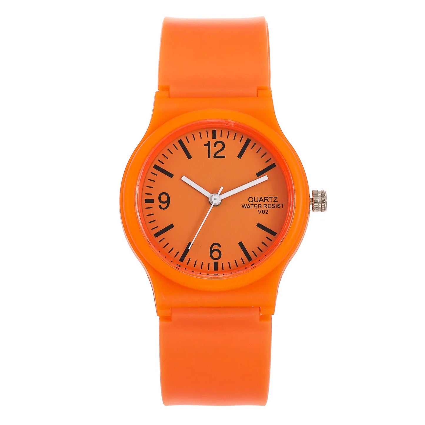 New simple silicone Brand WOKAI Casual Quartz Watch Women Crystal Silicone Watches Relogio Feminino Wrist Watch Hot sale