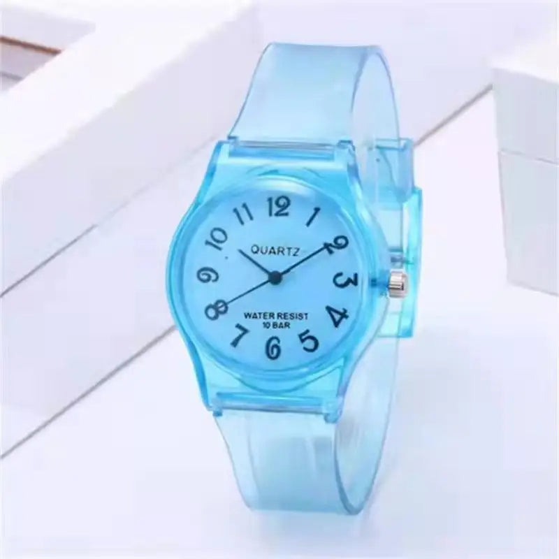 New simple silicone Brand WOKAI Casual Quartz Watch Women Crystal Silicone Watches Relogio Feminino Wrist Watch Hot sale