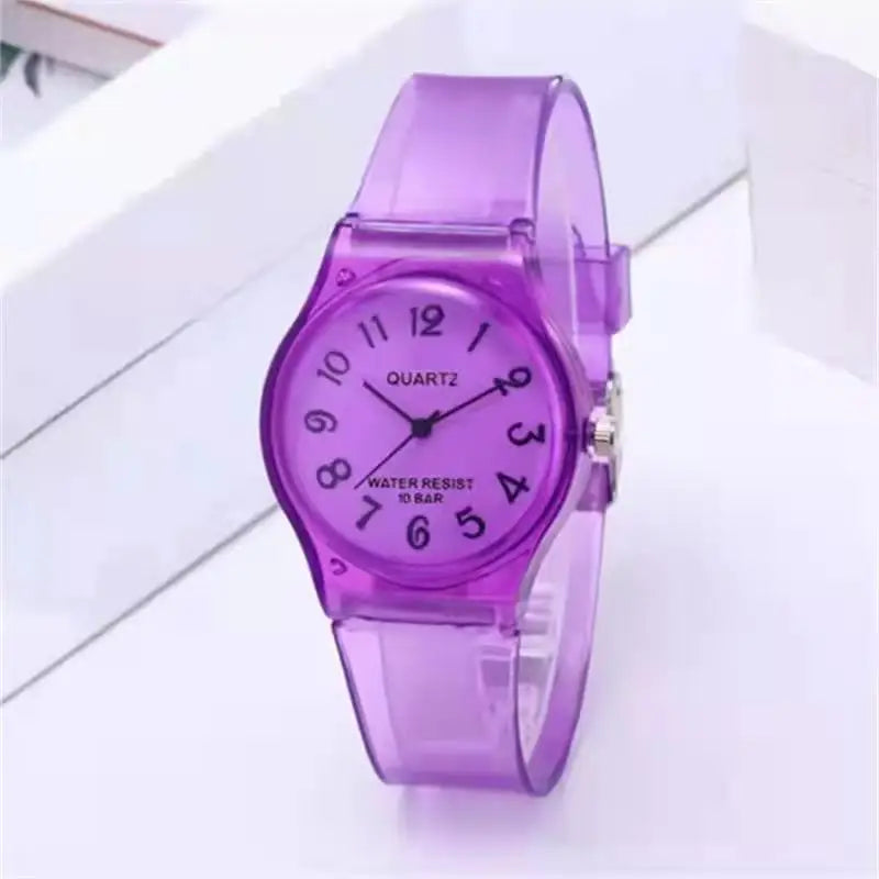 New simple silicone Brand WOKAI Casual Quartz Watch Women Crystal Silicone Watches Relogio Feminino Wrist Watch Hot sale
