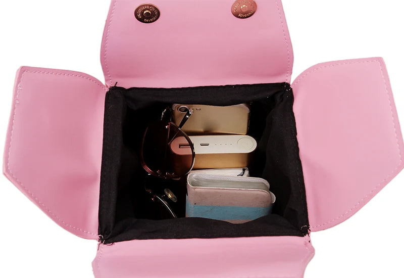 ENJOININ Chinese Takeout Box Purse Pu Leather Women Handbag Fashion Crossbody Bag Shoulder Chain Bag for Girl Bucket Bag