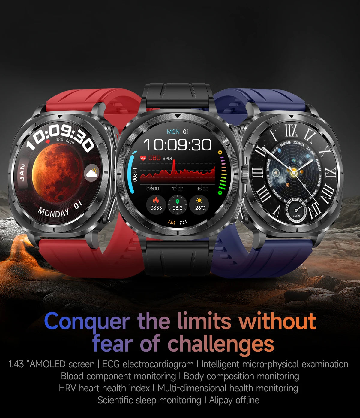 2025 New For Samsung Galaxy Watch 7 Blood Lipids Uric Acid Blood Pressure Body Analysis Smart Watch ECG+PPG Clock Smartwatch Men