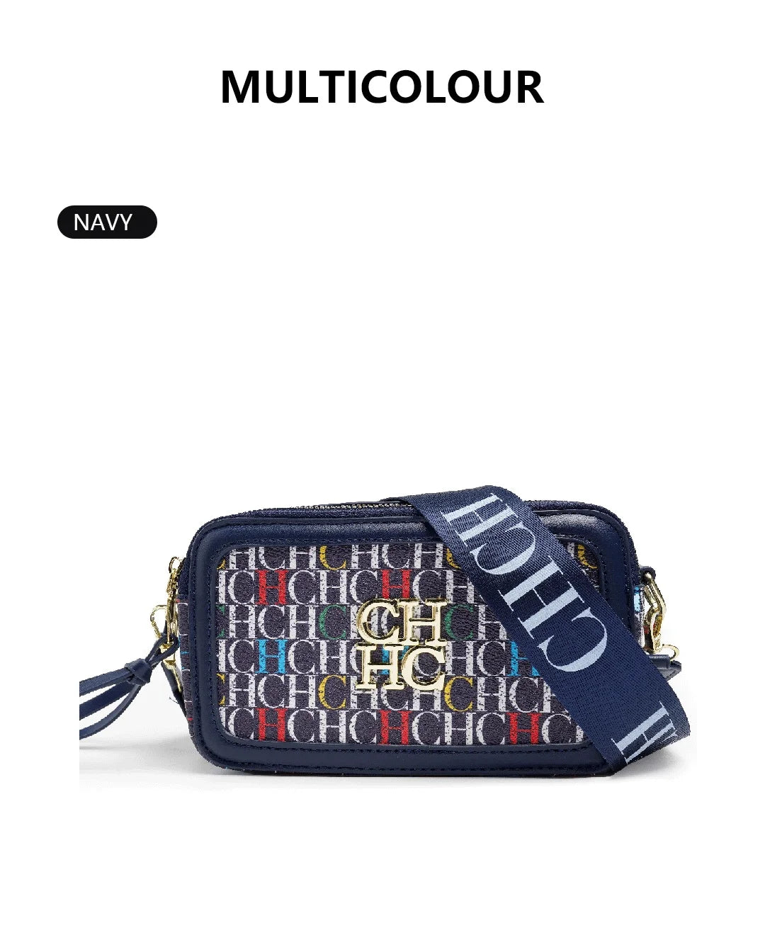 CH Women's Crossbody Bag Letter High Quality Bag Fashion Women's Elegant Shoulder Bag Square Design Solid Color Classic Trendy