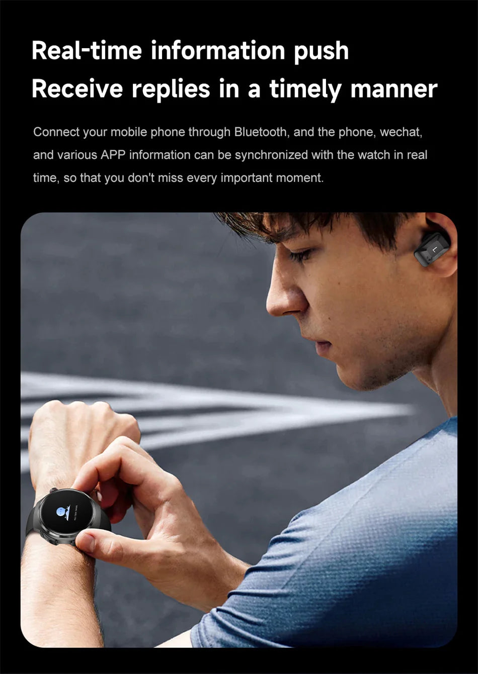 2025 New for HUAWEI Original Premium GPS Smart Watch TWS 2 in 1 NFC Bluetooth Call Earphone Heart Rate Waterproof Smart Bracelet