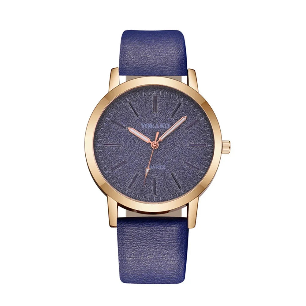 Fashion Women Leather Quartz watch