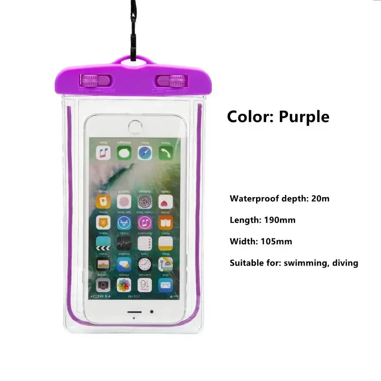 Universal Underwater Phone Protector Pouch Cover Waterproof Phone Case Swimming Water Proof Bag for IPhone Samsung Xiaomi Redmi