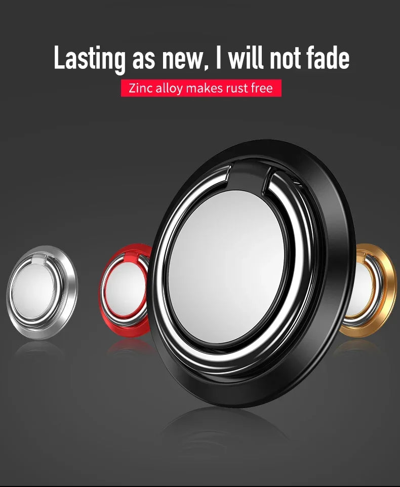 Universal Finger Ring Holder Stand Mobile Phone Luxury 360° Degree Rotation Phone Back Sticker Holder  for IPhone Samsung Xiaomi
