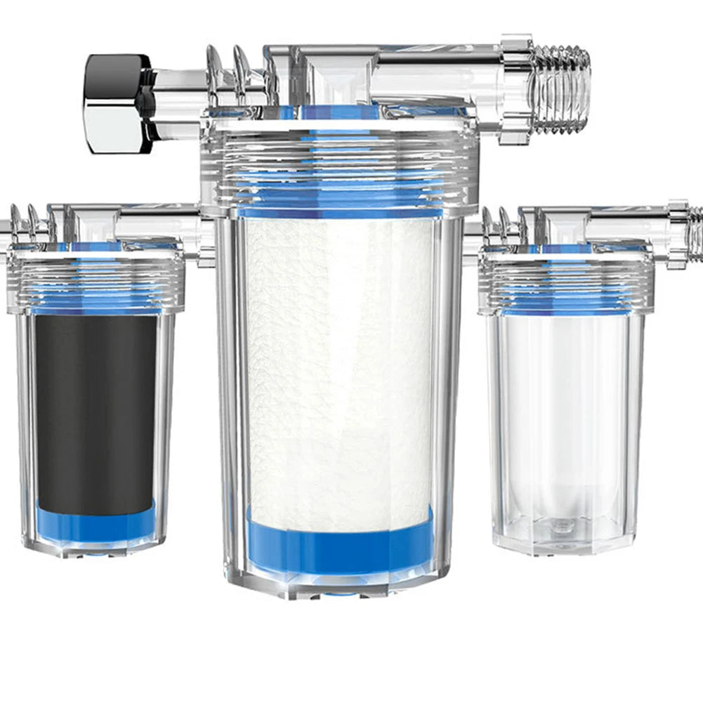 1PC Purifier Output Universal Shower Filter PP Cotton Shower Strainer Faucet Water Heater Purification Kitchen Bathroom Fittings