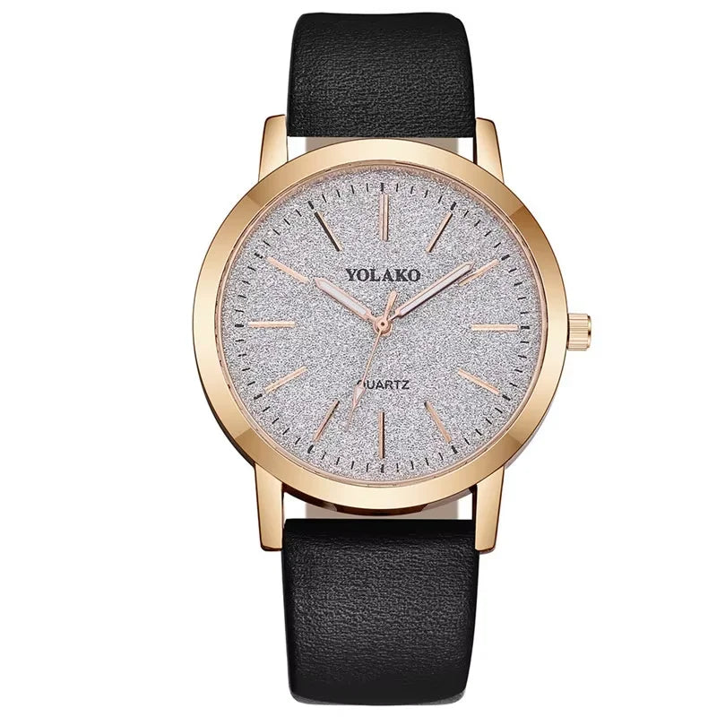 Fashion Women Leather Quartz watch