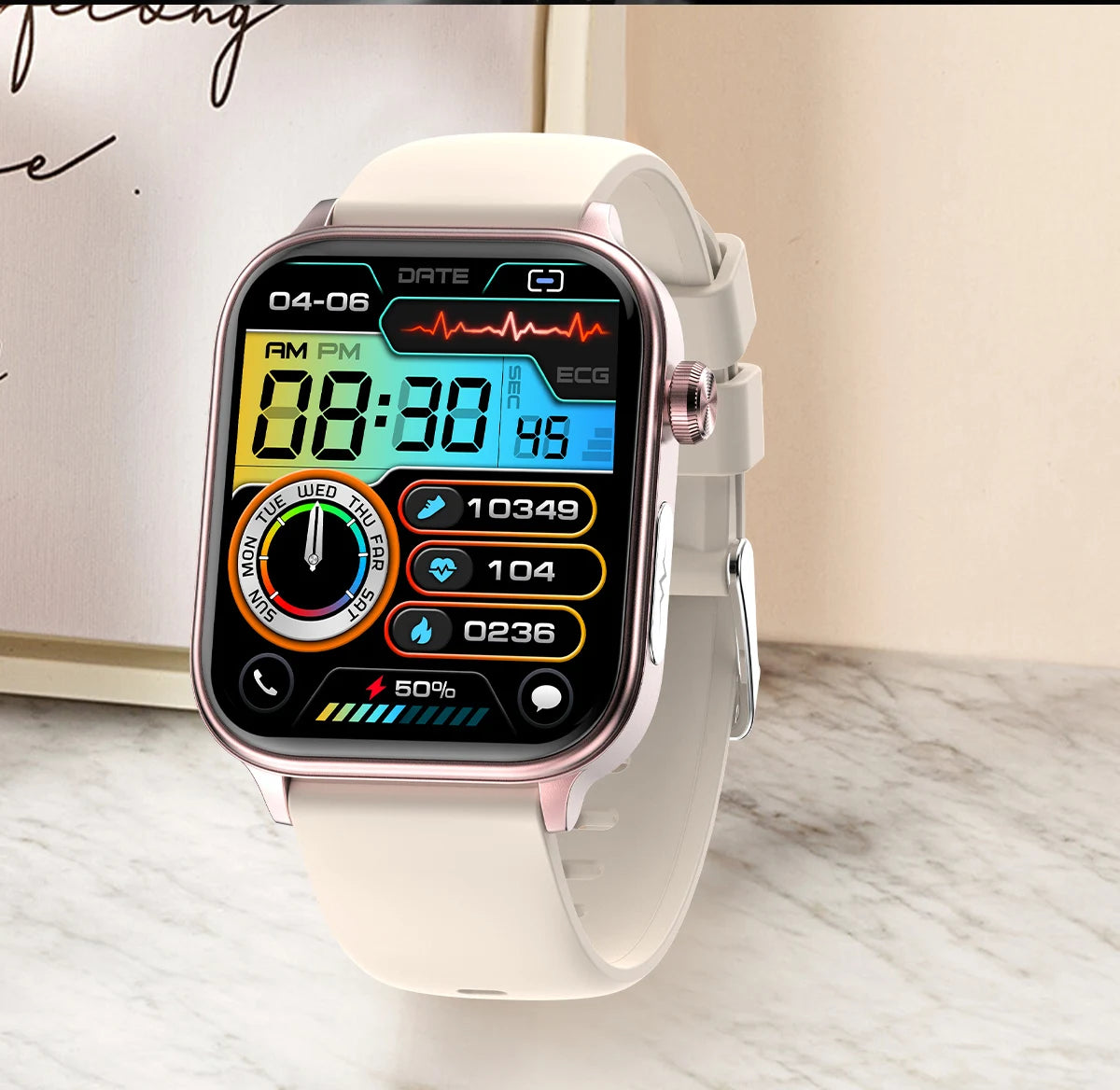 For Xiaomi ECG+PPG Monitoring Smart Watch Women Body Composition Blood Lipid Uric Acid Women Menstrual Health Tracker Smartwatch