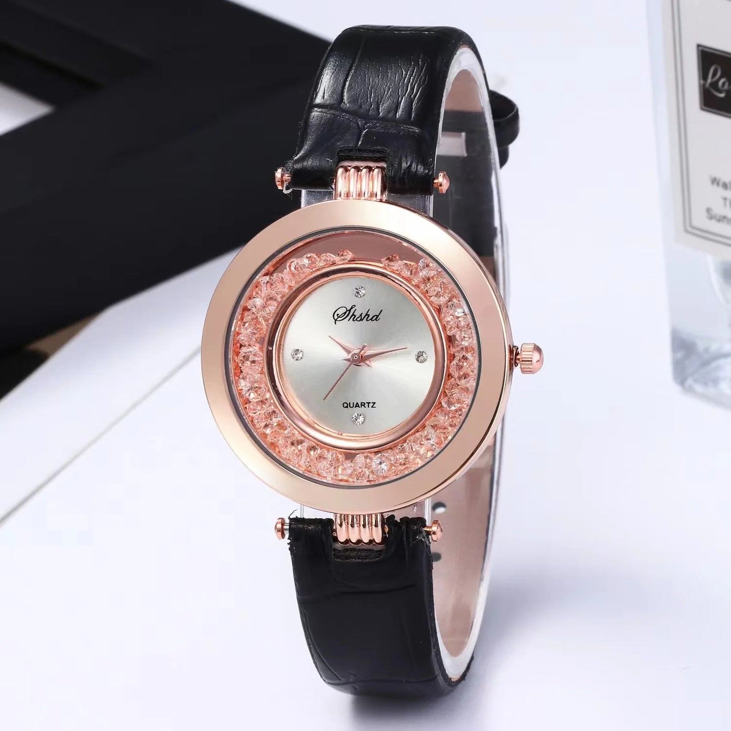 New simple silicone Brand WOKAI Casual Quartz Watch Women Crystal Silicone Watches Relogio Feminino Wrist Watch Hot sale