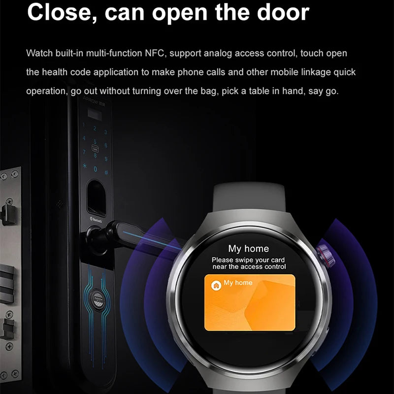 2025 New for HUAWEI Original Premium GPS Smart Watch TWS 2 in 1 NFC Bluetooth Call Earphone Heart Rate Waterproof Smart Bracelet