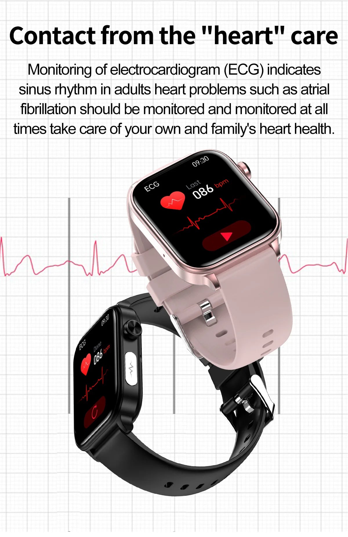 For Xiaomi ECG+PPG Monitoring Smart Watch Women Body Composition Blood Lipid Uric Acid Women Menstrual Health Tracker Smartwatch
