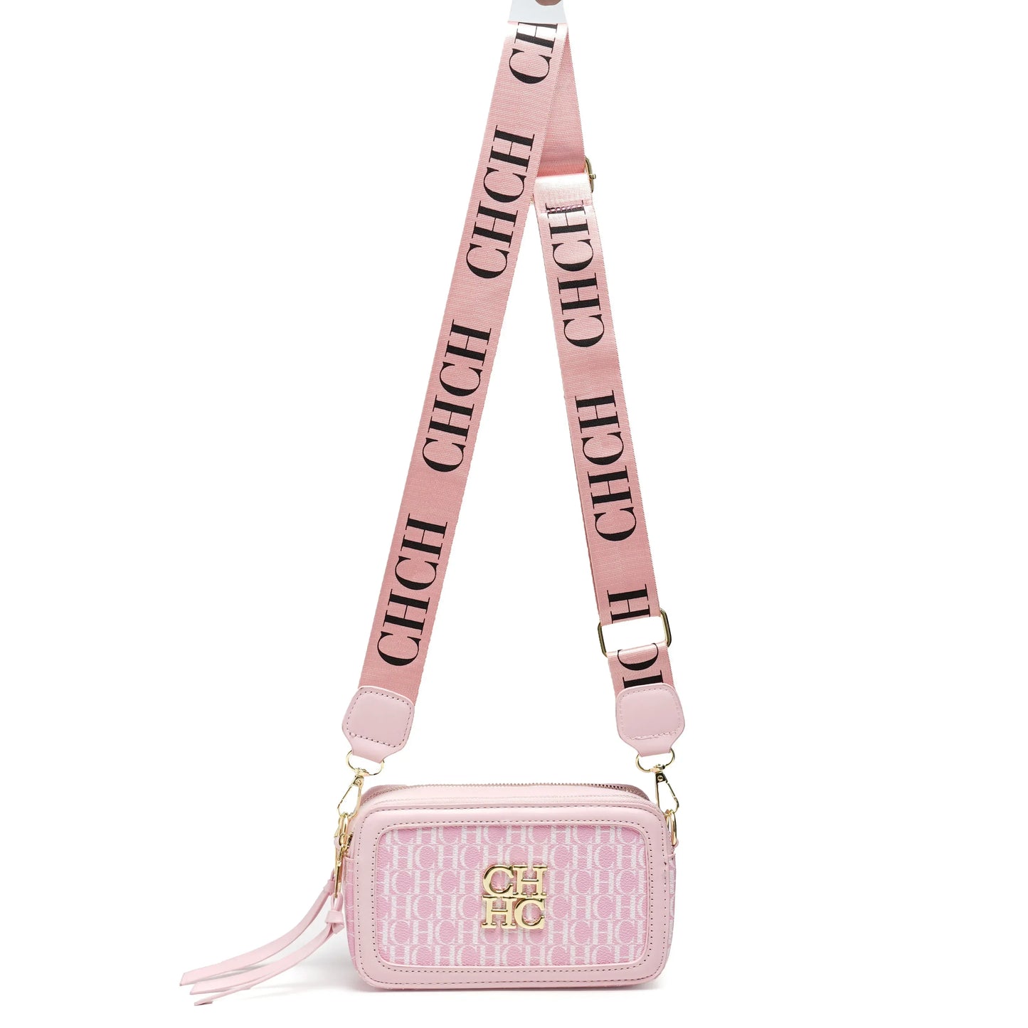 CH Women's Crossbody Bag Letter High Quality Bag Fashion Women's Elegant Shoulder Bag Square Design Solid Color Classic Trendy