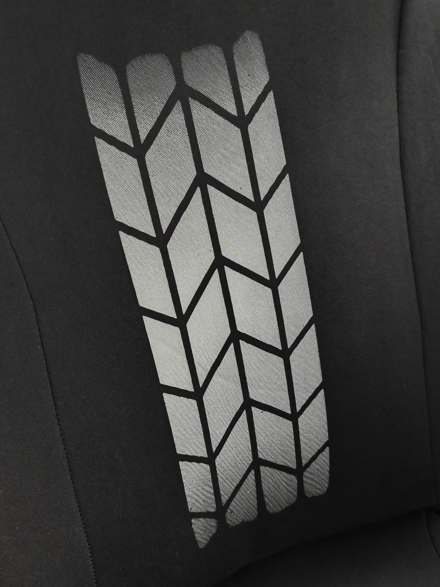 AUTO HIGH Universal Auto Seat Covers Full Set for Car Truck SUV Van Polyester Front & Rear Protector Black