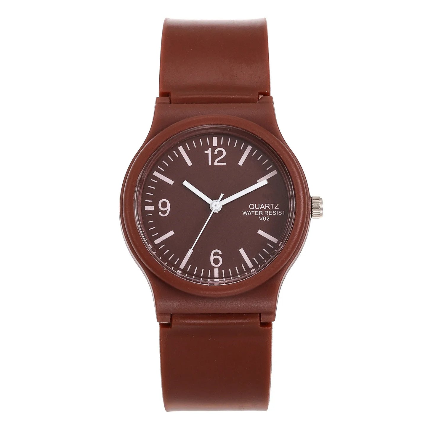 New simple silicone Brand WOKAI Casual Quartz Watch Women Crystal Silicone Watches Relogio Feminino Wrist Watch Hot sale
