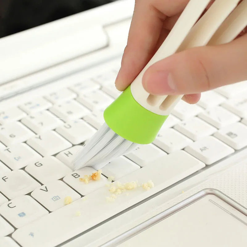 2In1 Car Air-Conditioner Outlet Cleaning Tool Multi-purpose Dust Brush Car Interior Multi-purpose Brush Car Grille Cleaner Brush